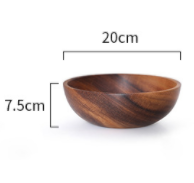 Acacia wooden bowl tableware - Product upscale