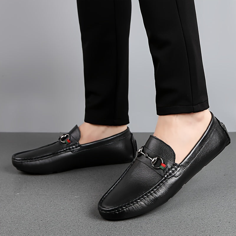 Men's Leather Penny Loafer Shoes