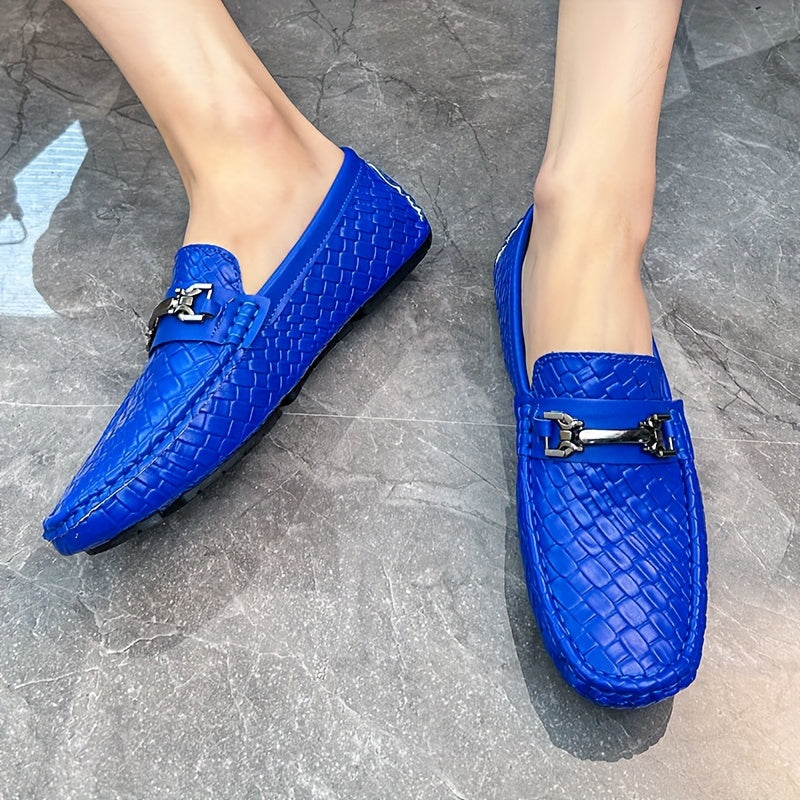 Durable Slip-On Penny Loafer Shoes for Plus Size Men