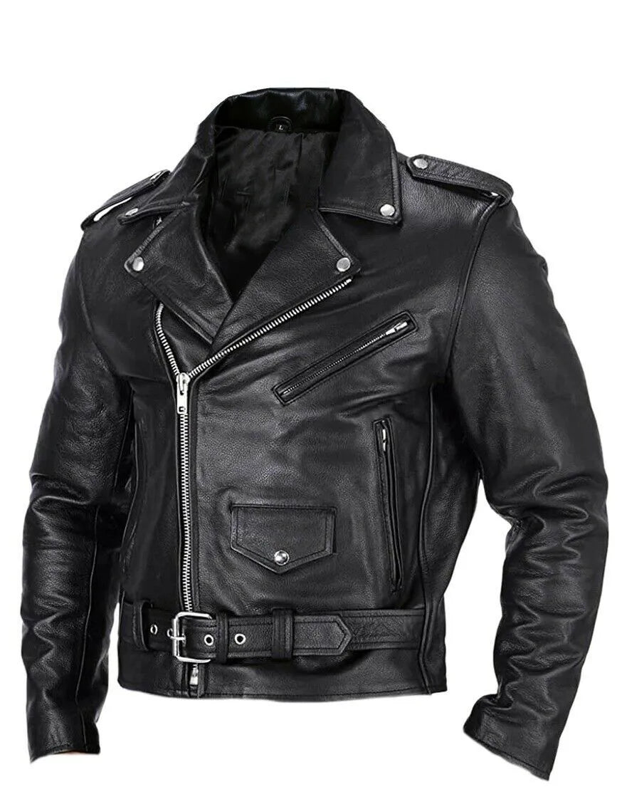 2023 Mens Fashion Leather Jacket Slim Fit Stand Collar PU Jacket Male Anti-wind Motorcycle Lapel Diagonal Zipper Jackets Men - Product upscale