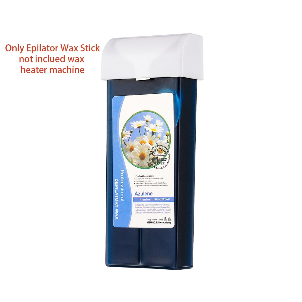 Professional Roller Depilatory Wax Kit Hair Removal Waxing Kit Wax Heater Machine Roll-On Waxing Paper Facial Body Hair Epilator - Product upscale