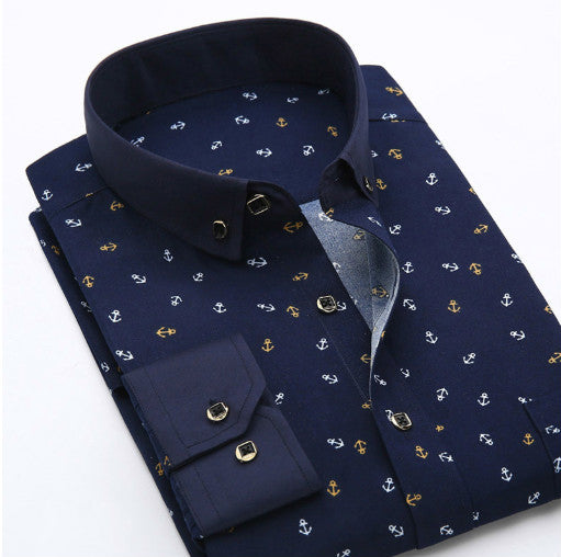 Mens Floral Print Shirts - Product upscale 