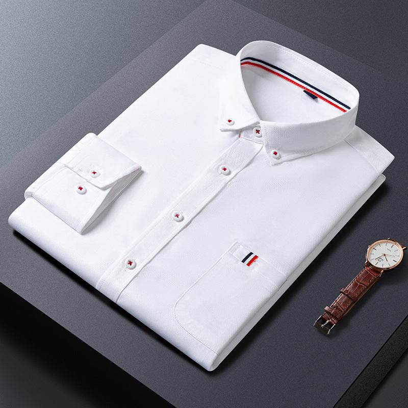 Mens Casual Shirt Fashion Business Dress Shirts Men Clothes - Product upscale 