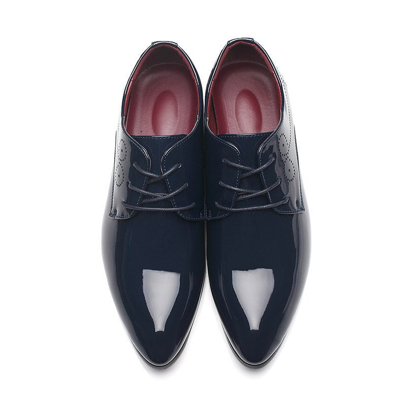 Men Leather Shoes Men Business Casual Dress Shoes - Product upscale 