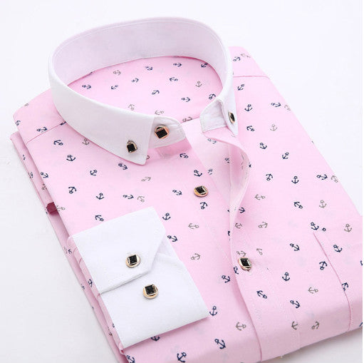 Mens Floral Print Shirts - Product upscale 