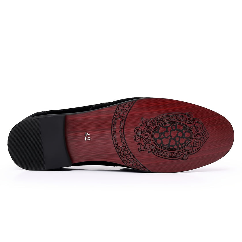 Men's Corduroy Horsebit Loafer Shoes, Casual Non-slip Slip On Shoes, Men's Shoes, Spring And Summer
