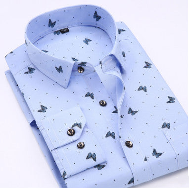 Mens Floral Print Shirts - Product upscale 