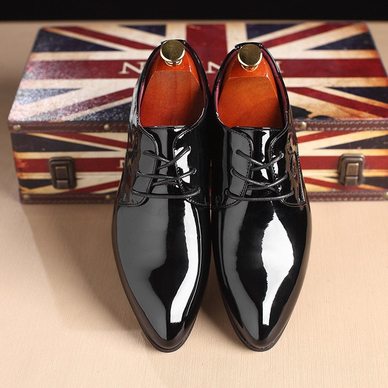 Men Leather Shoes Men Business Casual Dress Shoes - Product upscale 