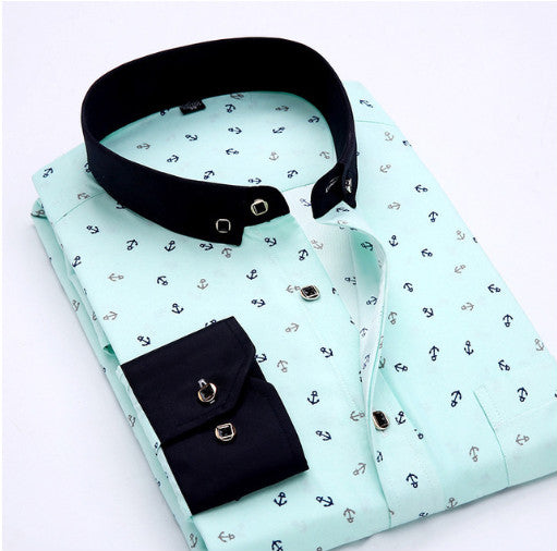 Mens Floral Print Shirts - Product upscale 