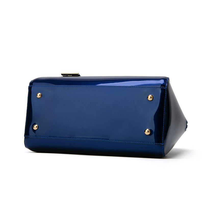 Patent Leather Handbags Shiny Handbag Fashion One-shoulder Diagonal Bag - Product upscale 