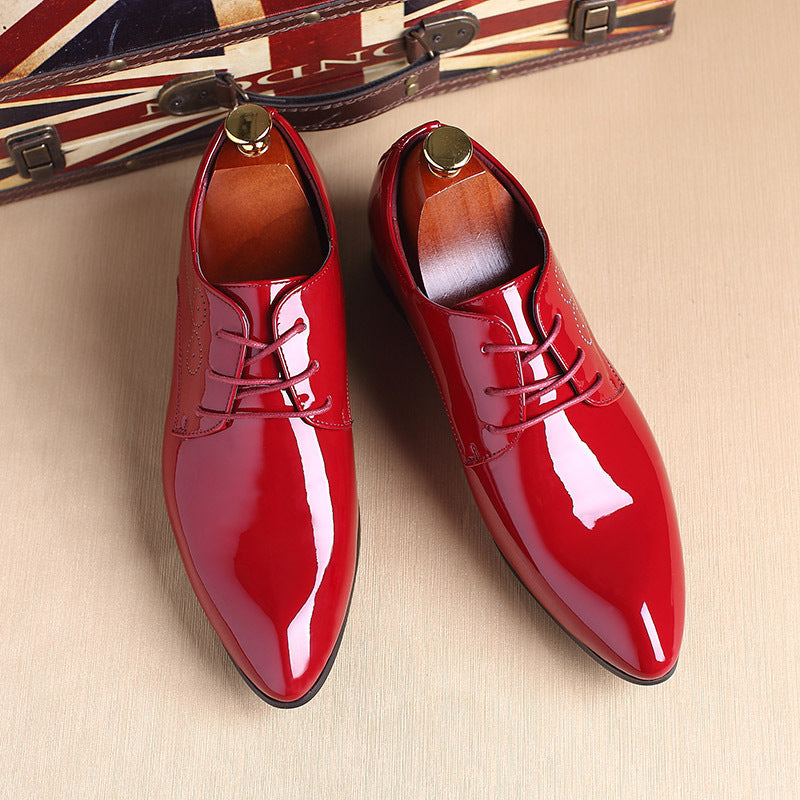 Men Leather Shoes Men Business Casual Dress Shoes - Product upscale 