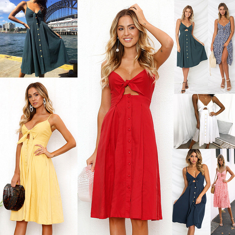 Women Summer Dresses Sleeveless Backless Strap Long Close-fitting Sheath Female Party Evening Dresses Vestidos - Product upscale 