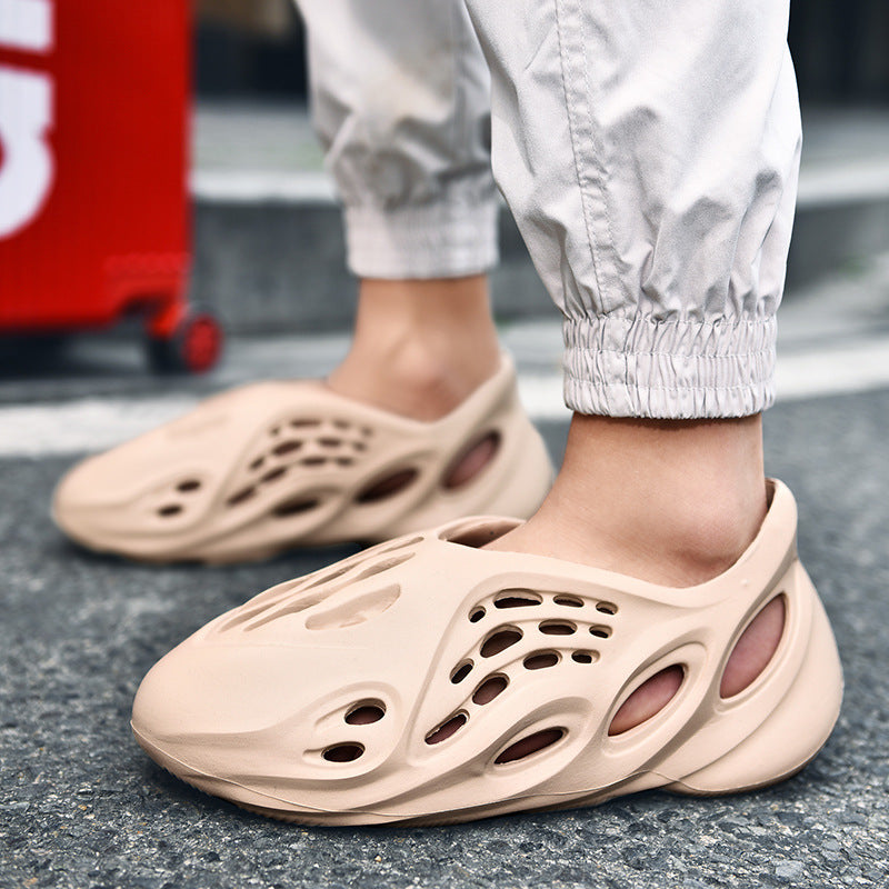 Non Slip Slides Slippers Clogs Closed-toe Garden Shoes Outdoor Sandals Beach Shoes - Product upscale 