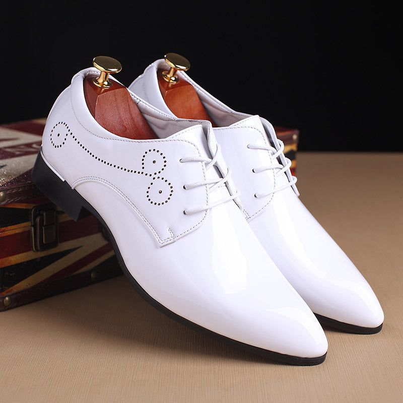 Men Leather Shoes Men Business Casual Dress Shoes - Product upscale 