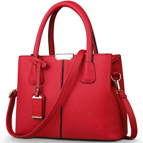 Women PU Leather Handbags Ladies Large Tote Bag Female Square Shoulder Bags Bolsas Femininas Sac New Fashion Crossbody Bags - Product upscale 