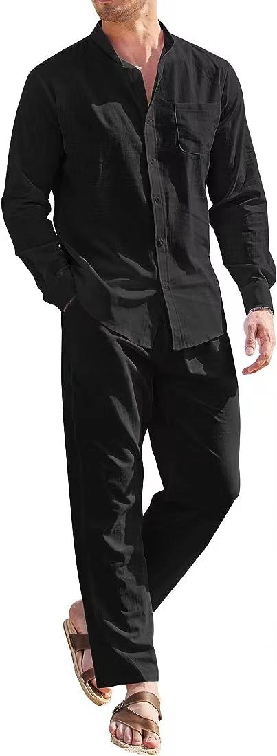European And American Sports Suit Men's Beach Casual Loose - Product upscale 
