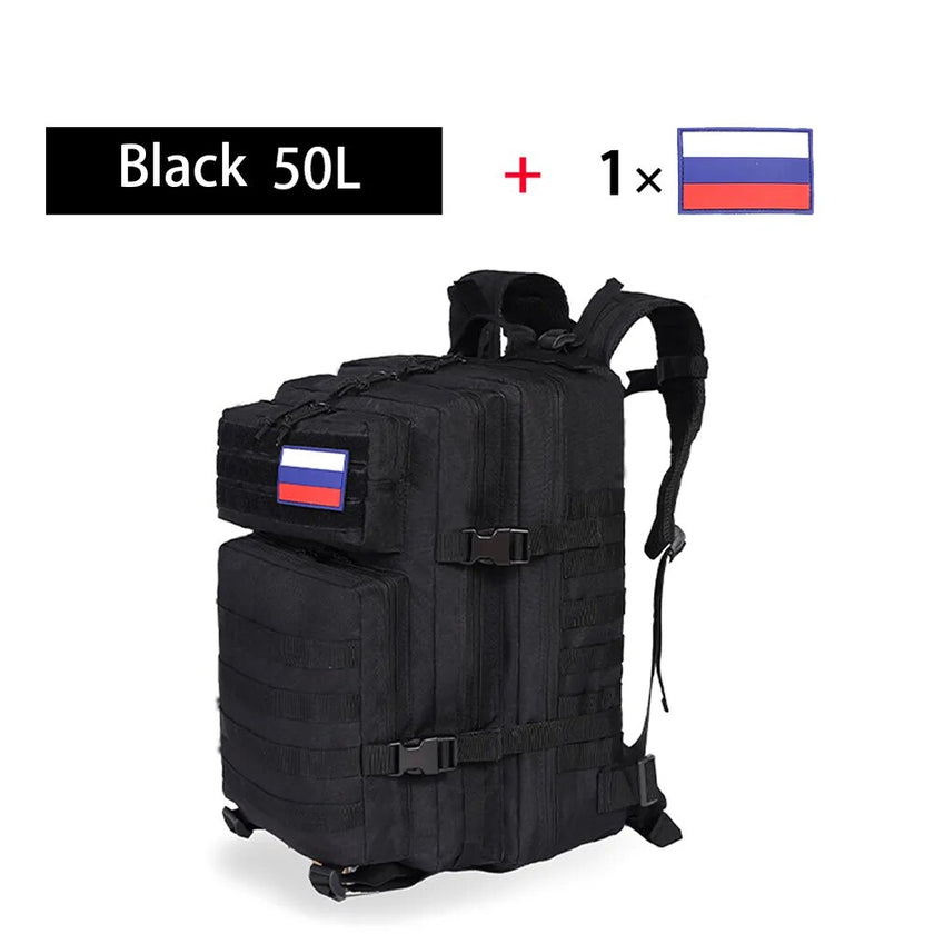 SYZM 50L or 30L Tactical Backpack Nylon Military Backpack Molle Army Knapsack Waterproof Camping Hunting Fishing Trekking Bags - Product upscale 