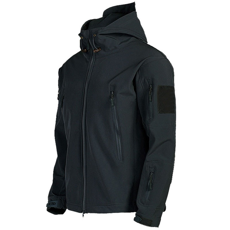 Military Outdoor Jackets Men Shark Skin Soft Shell Tactical Waterproof  Windbreaker Army Combat Jacket Mens Hooded Bomber Coats - Product upscale 