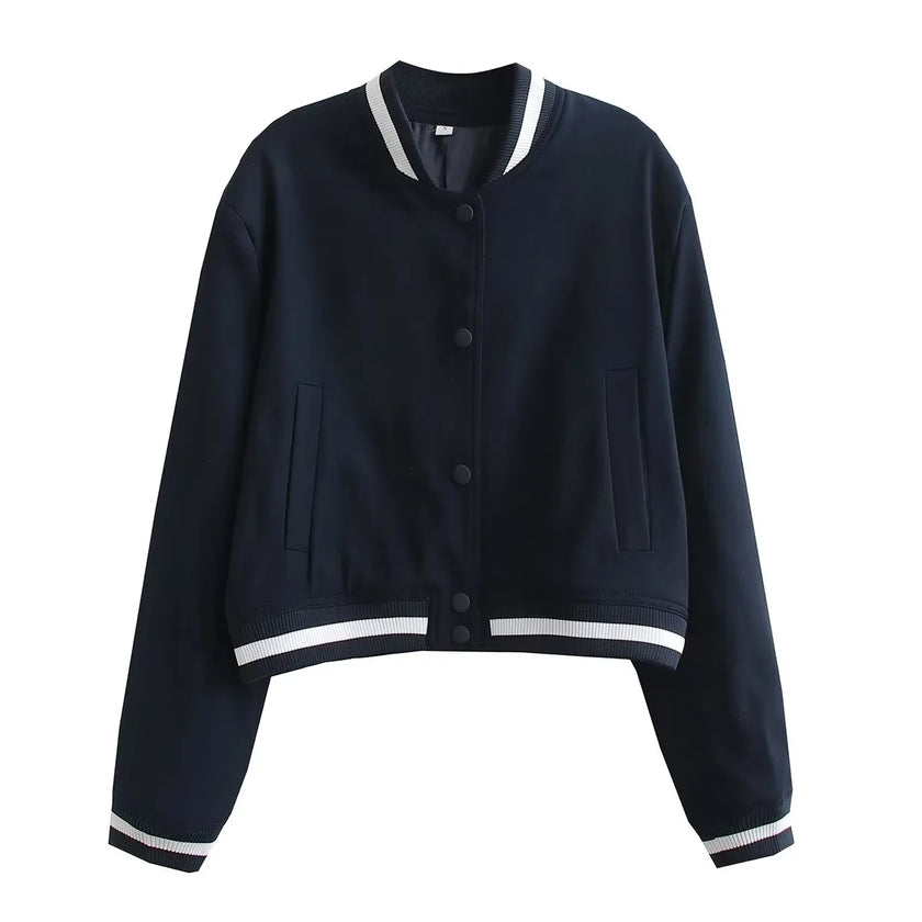 SLTNX Fashion Woman Bomber Jackets for Women 2023 Spring Autumn Female Long Sleeve Coats Ladies Big Pockets Jacket New Outerwear - Product upscale 