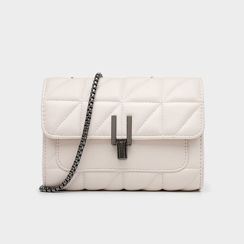 Women Fashion Luxury Designer genuine Bags Leather Chain Handbags Shoulder - Product upscale 