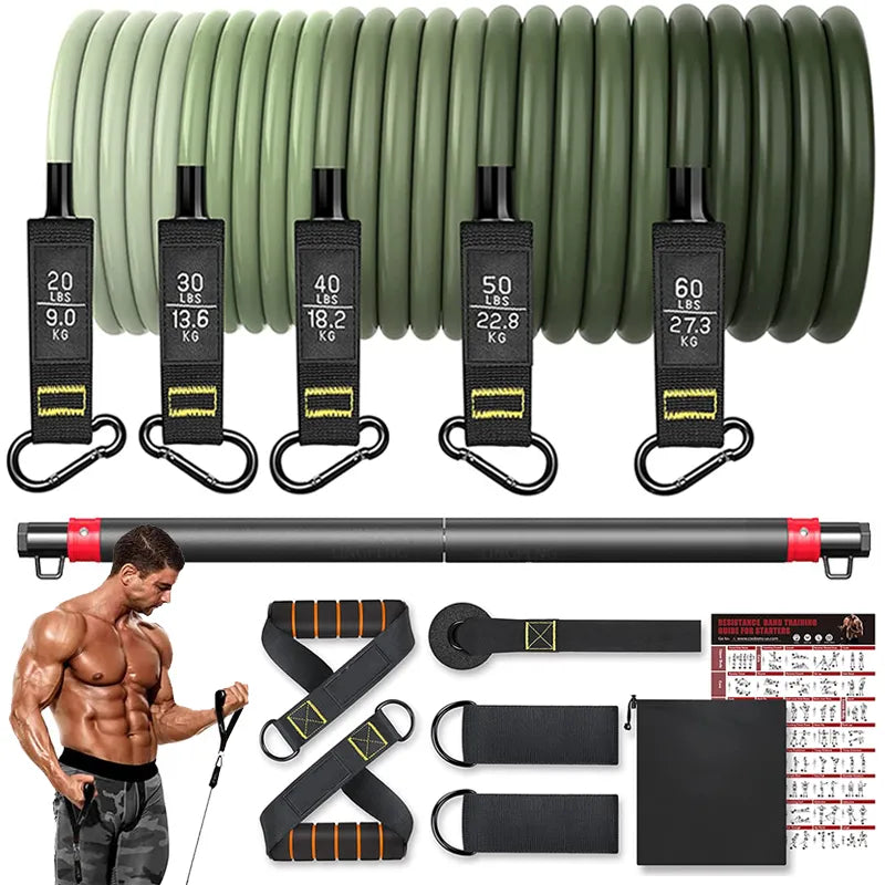 Resistance Band Set 5 Tube Fitness