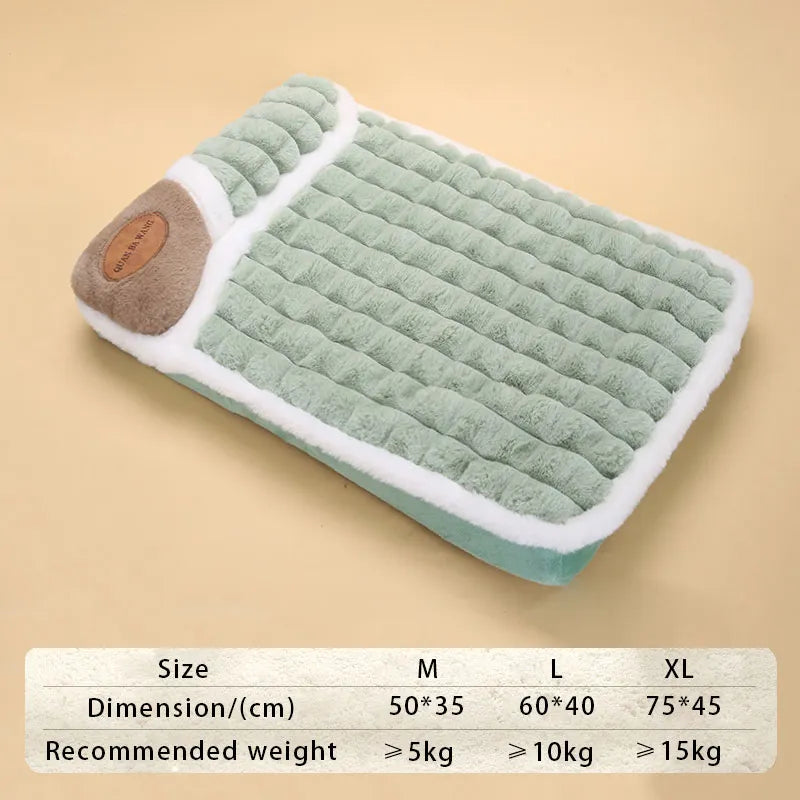 1pc Four Seasons Thick Deep Sleep Pet Bed Cat Kennel Small and Medium Dog Pet Mat - Product upscale 