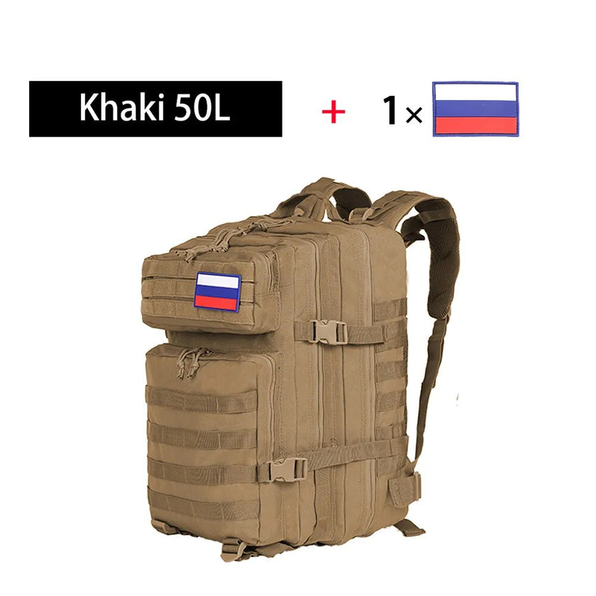 SYZM 50L or 30L Tactical Backpack Nylon Military Backpack Molle Army Knapsack Waterproof Camping Hunting Fishing Trekking Bags - Product upscale 