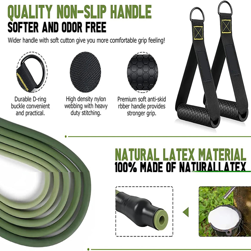 Resistance Band Set 5 Tube Fitness