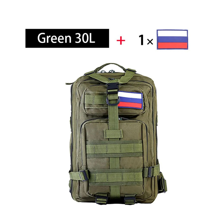 SYZM 50L or 30L Tactical Backpack Nylon Military Backpack Molle Army Knapsack Waterproof Camping Hunting Fishing Trekking Bags - Product upscale 