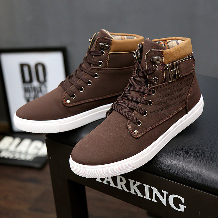 Martin Boots Men Lace-up Flat Shoes - Product upscale 