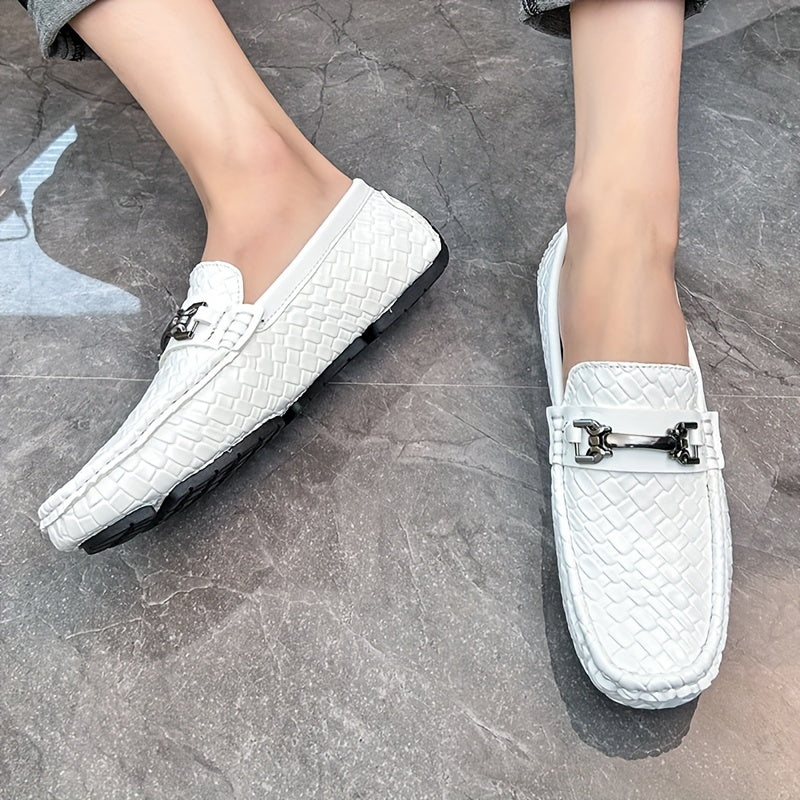 Durable Slip-On Penny Loafer Shoes for Plus Size Men
