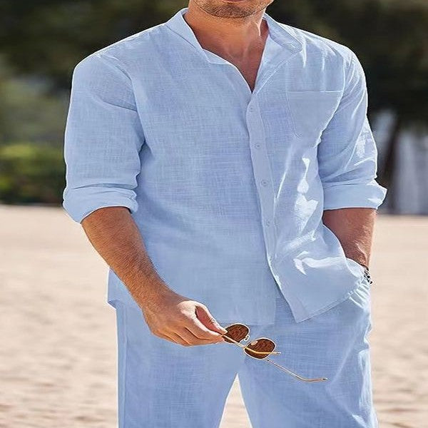 European And American Sports Suit Men's Beach Casual Loose - Product upscale 