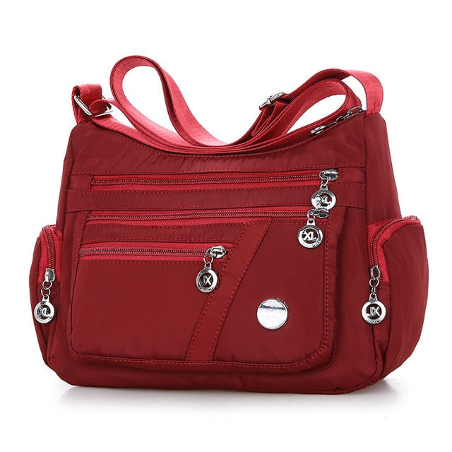 Women Fashion Shoulder Messenger Bag Waterproof Nylon Oxford Crossbody Bag Handbags Large Capacity Travel Bags Purse - Product upscale 