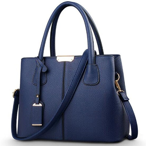 Women Fashion PU Leather Handbags Ladies Large Tote Square Crossbody Shoulder Bags - Product upscale 