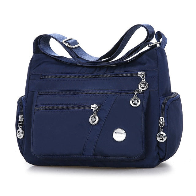 Women Fashion Shoulder Messenger Bag Waterproof Nylon Oxford Crossbody Bag Handbags Large Capacity Travel Bags Purse - Product upscale 