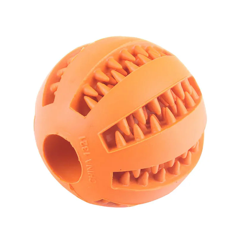 Dog Ball Toys for Small Dogs Interactive Elasticity Puppy Chew Toy Tooth Cleaning Rubber Food Ball Toy Pet Stuff Accessories - Product upscale 