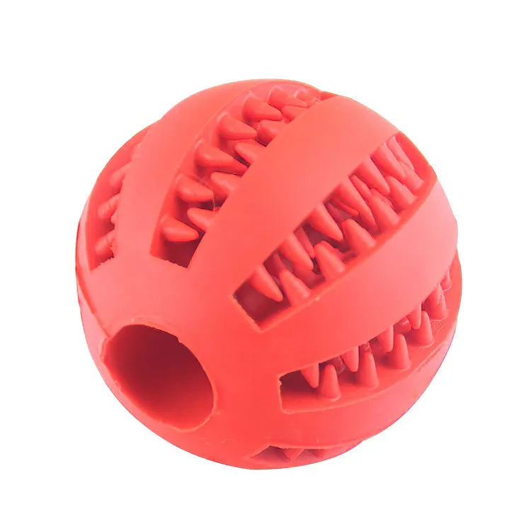 Dog Ball Toys for Small Dogs Interactive Elasticity Puppy Chew Toy Tooth Cleaning Rubber Food Ball Toy Pet Stuff Accessories - Product upscale 