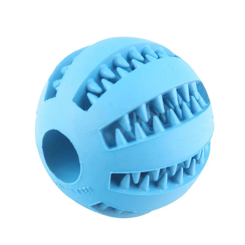 Dog Ball Toys for Small Dogs Interactive Elasticity Puppy Chew Toy Tooth Cleaning Rubber Food Ball Toy Pet Stuff Accessories - Product upscale 
