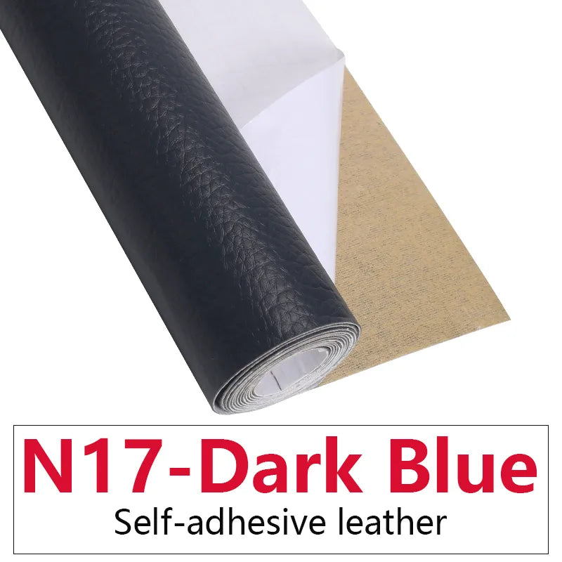 50x137CM Self Adhesive PU Leather Fabric Patch Car Seat Sofa Repairing Patches Stick-On Leather PU Fabrics Stickers Patches - Product upscale 