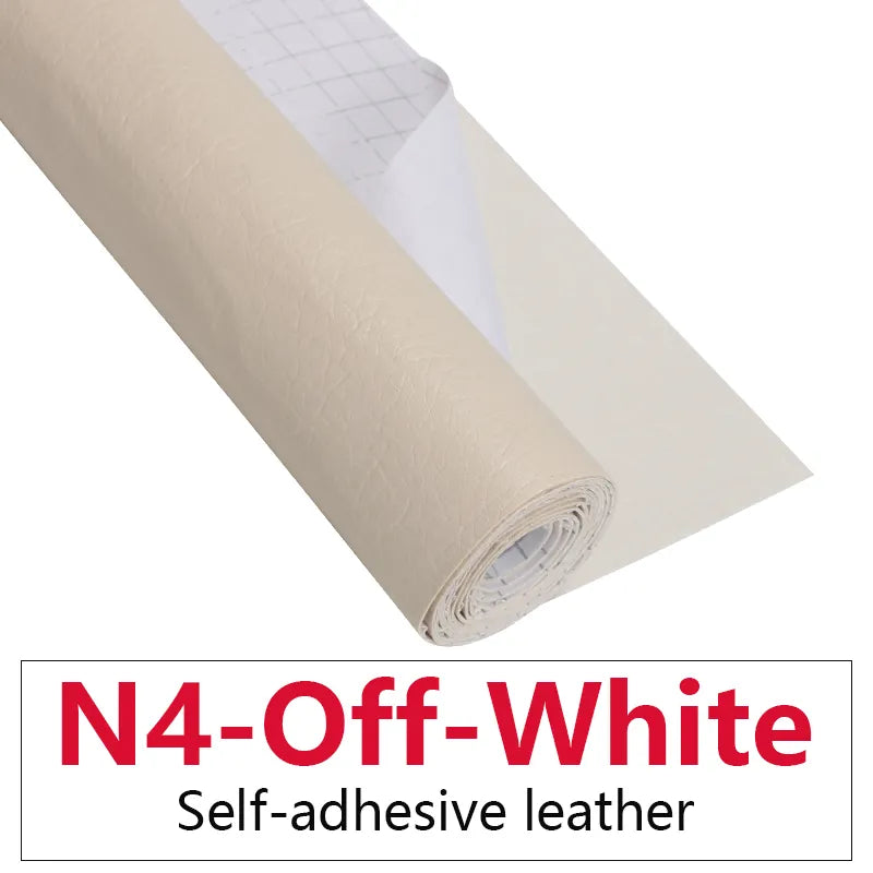 50x137CM Self Adhesive PU Leather Fabric Patch Car Seat Sofa Repairing Patches Stick-On Leather PU Fabrics Stickers Patches - Product upscale 