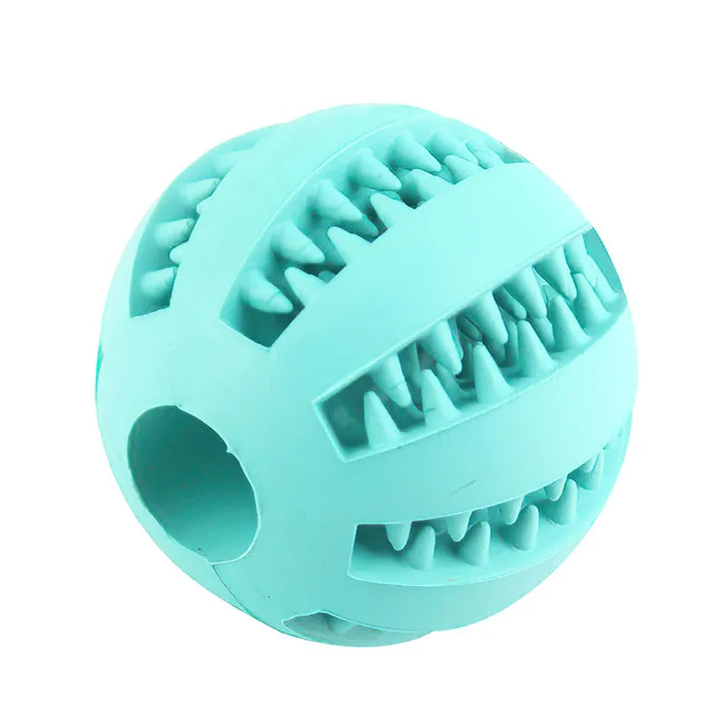 Dog Ball Toys for Small Dogs Interactive Elasticity Puppy Chew Toy Tooth Cleaning Rubber Food Ball Toy Pet Stuff Accessories - Product upscale 