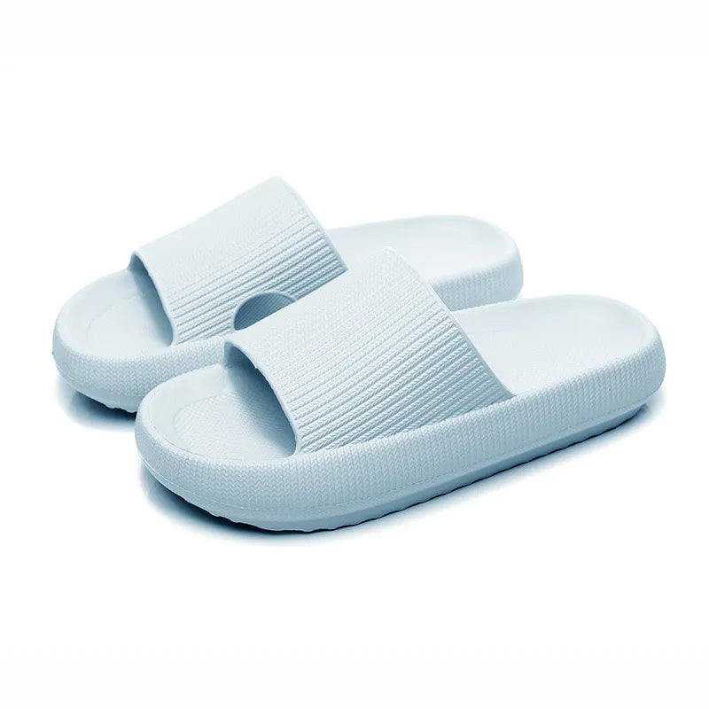 Thick Platform Bathroom Home Slippers Women Fashion Soft Sole EVA Indoor Slides Woman Sandals 2023 Summer Non-slip Flip Flops - Product upscale 