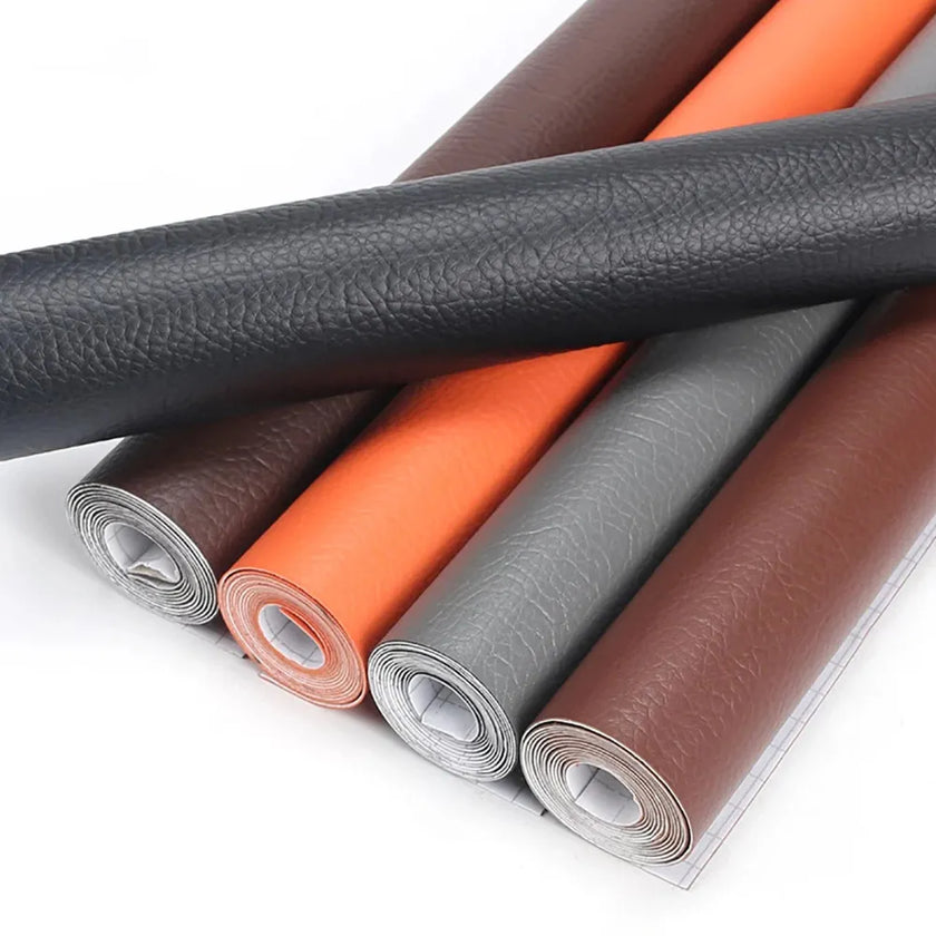 50x137CM Self Adhesive PU Leather Fabric Patch Car Seat Sofa Repairing Patches Stick-On Leather PU Fabrics Stickers Patches - Product upscale 