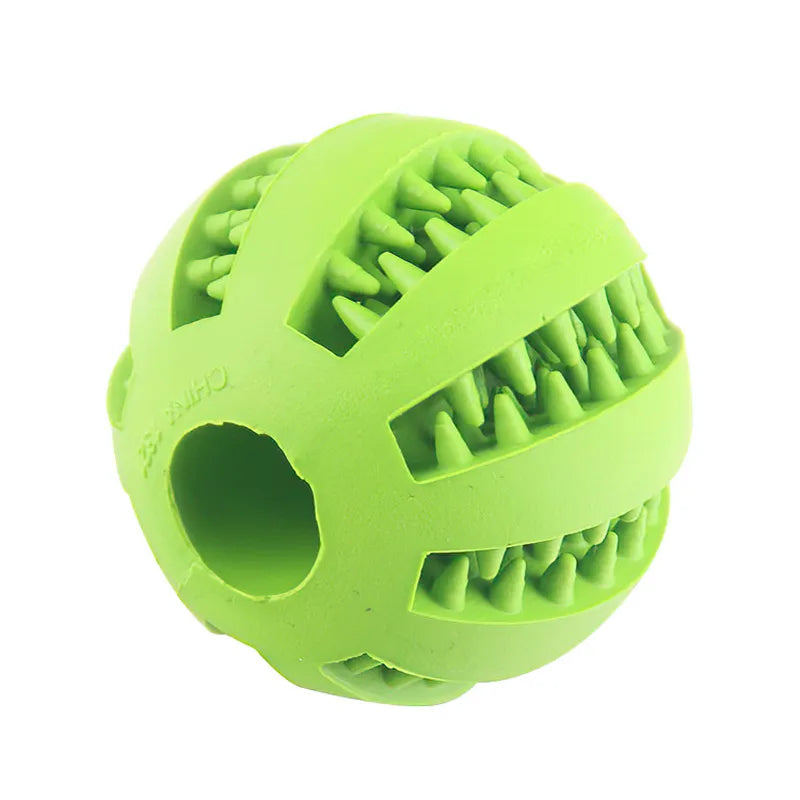 Dog Ball Toys for Small Dogs Interactive Elasticity Puppy Chew Toy Tooth Cleaning Rubber Food Ball Toy Pet Stuff Accessories - Product upscale 