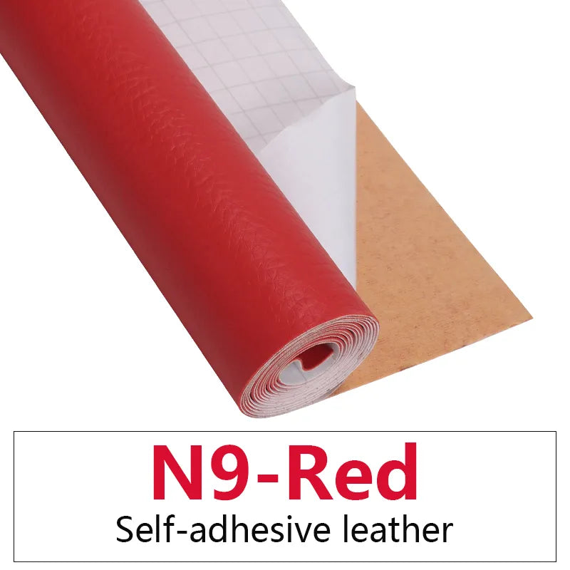50x137CM Self Adhesive PU Leather Fabric Patch Car Seat Sofa Repairing Patches Stick-On Leather PU Fabrics Stickers Patches - Product upscale 